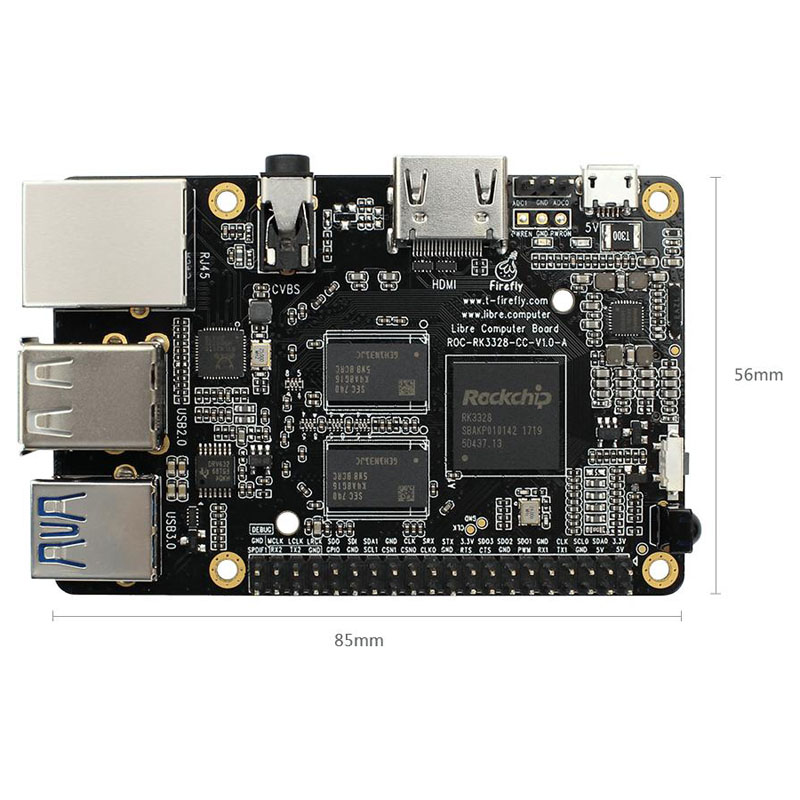 Carte intégrée SOC RK3328